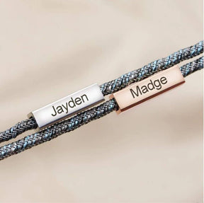 Custom Couples Magnetic Bracelet- 2 Pieces - glwave