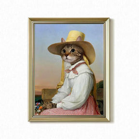 Custom Pet Portrait Oil Painting - glwave