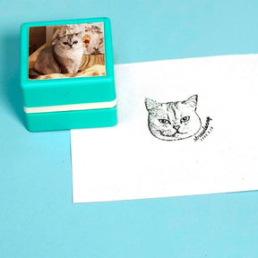 Custom Pet Portrait Stamp - glwave