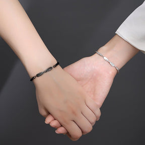 Mobius Ring Couple Bracelet Valentine's Day Gift- 2 Pieces - glwave