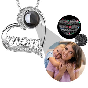 Personalized Photo Projector Necklace For Mom - glwave